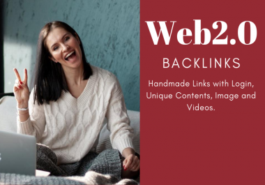 I will do manually 80 high da pa web 2.0 authority backlinks for your website