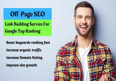 I will utilize off page SEO backlinks to help improve the rankings of your website