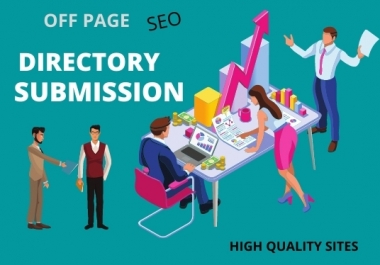 I will do business or web directory submission SEO backlinks