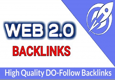 I will do 100 web 2 0 backlinks manually For First Google Rank and Index