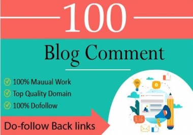 I will build SEO dofollow backlinks,  high authority blog comments