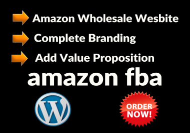 I will create a topnotch website for your amazon fba wholesale or walmart