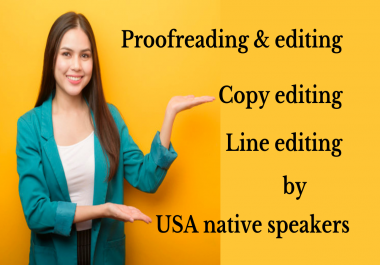 I will provide proofreading and editing service