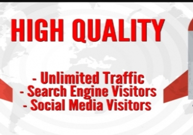 PREMIUM 30000 real SEO TRAFFIC with Search Engine and Social Media Visitors
