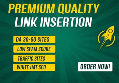 I will do 10 link insertion guest post SEO backlinks