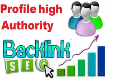 create 100 high authority profile backlink