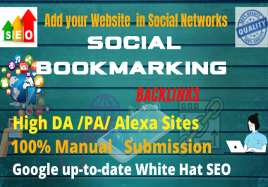 Add Your Website Top 35 High Quality Social Bookmarks/Bookmarking Sites