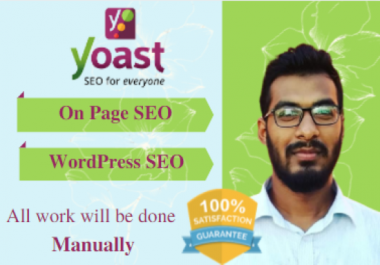 I will do manual WordPress On Page SEO optimization with Yoast