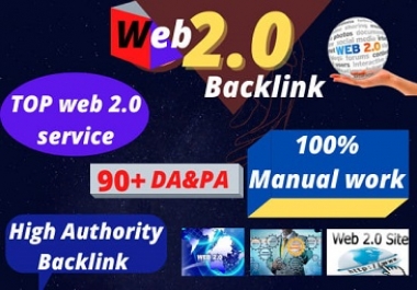 80 WEB 2.0 High Authority Permanent Contextual Backlinks White Hat SEO Link Building