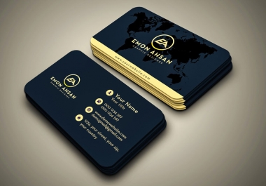 I will do design Luxury business card with two concepts