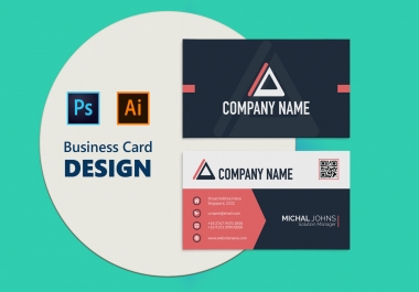 I will do professional business identity card design