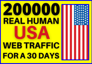 I will send 20000 targeted real genuine USA web traffic to your website