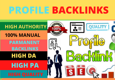 Manual 80 High DA + GOV Profile Backlinks+ 500 WIKI backlinks to get google Ranking improves