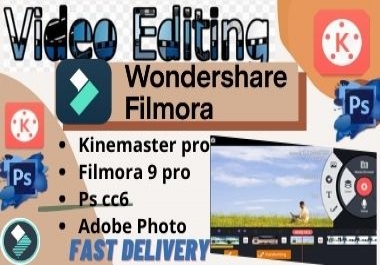 I will do professional video editing and motion