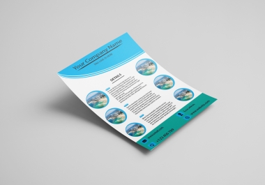 I Will create a flyer professionally and eye catching and modern