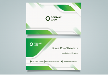 I will design minimalistic luxury business card in 24 hours