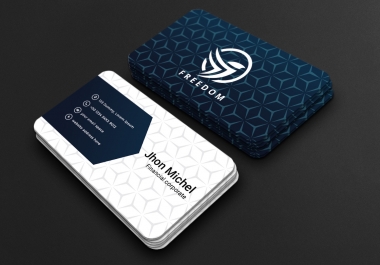 I will creative design business card,  letterhead,  and stationary
