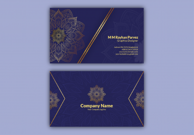 I will design a Unique Professional & Premium quality Business Card for you within 24 hours