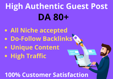 I will build SEO backlinks and 600 words guest blog post