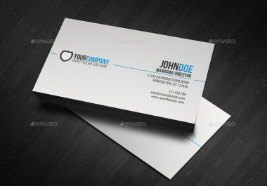 I will design creative business card for you.