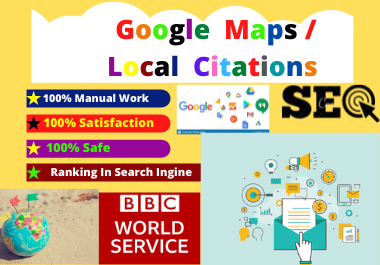 I will do 900 Google Maps Citations for local business SEO high da-pa with pinpoint