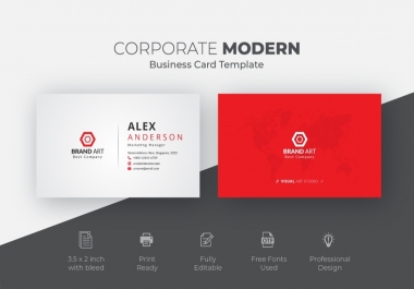 I will do peofessional business card design