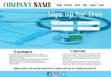 I will do modern landing page design