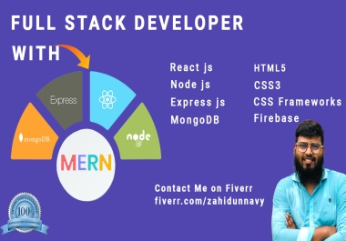 I will develop full stack web applications with mern stack