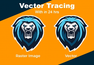 I will vectorize logo,  icon,  convert to vector,  vector tracing