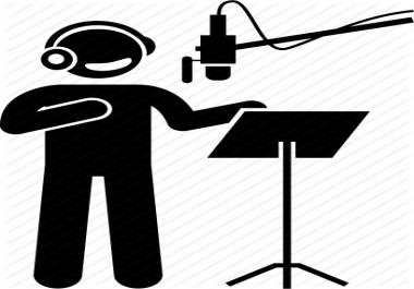 i provide professional voiceovers,  50 words