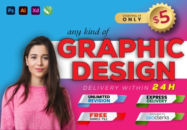 I will do any kind of graphic design