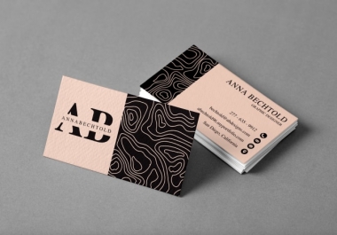 I will design an elegant business card & stationery