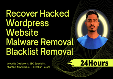 Recover hacked wordpress website security up and remove malware