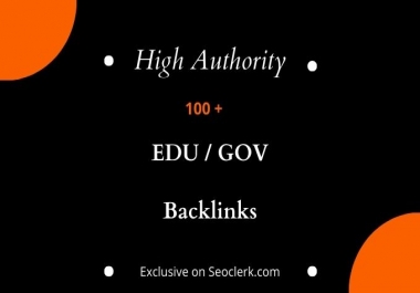 I will provide your 100 high quality edu gov backlinks