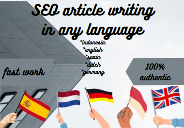 write your articles in multiple language up to 1000words