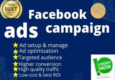I will run facebook ads campaign and instagram ads campaign.