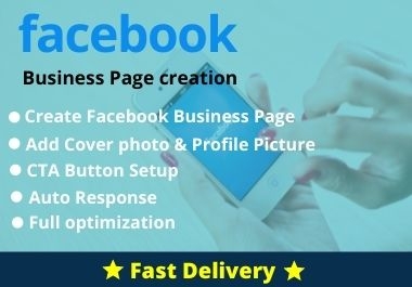 I will do Facebook Business Page creation
