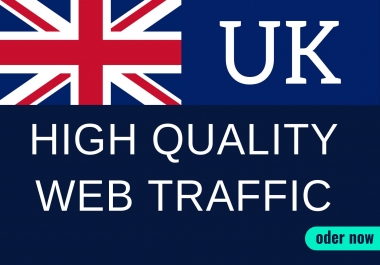Keyword targeted real organic UK web traffic