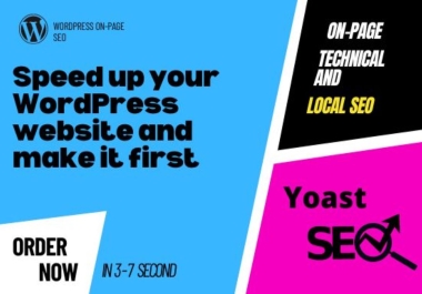 I will do on page SEO for your WordPress website with yoast plugins