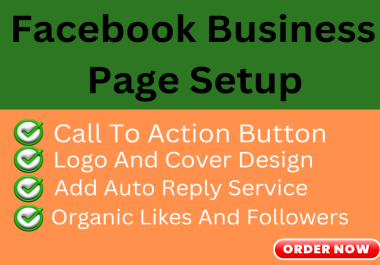 I will setup attractive Facebook business page fun page creation a to z