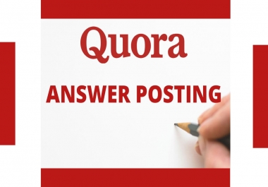 Get 20 high quality quora answer related to your keyword and URL