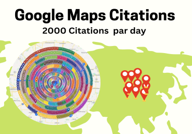 Manual 10,000 Google Maps citations for local SEO and GMB ranking.