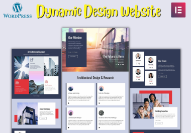 Design Responsive,  SEO friendly,  Fast & Secure WordPress Website