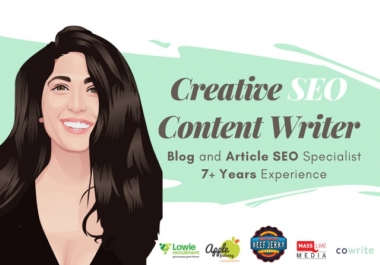 I will write SEO blog posts and articles for your website