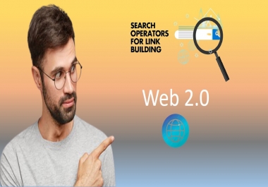 Create 20 + High Quality Web 2.0 backlinks