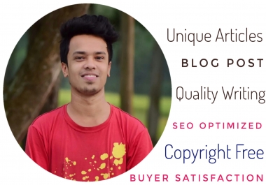 I will compose SEO articles and blog entries for you on any theme