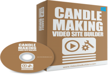 CANDLE MAKING VIDEO SITE BUILDER SOFTWARE INSTANTLY CREATE OWN MONEY MAKING VIDEO SITE