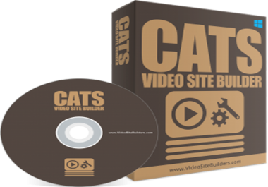 CATS VIDEO SITE BUILDER SOFTWARE HELP TO INSTANTLY CREATE OWN MONEYMAKING VIDEO SITE
