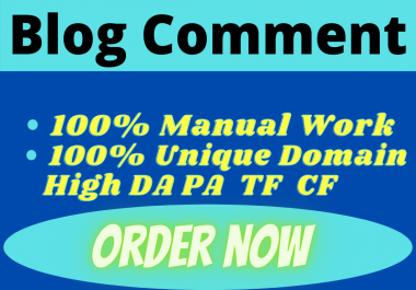 I will do 300 high quality blog comments backlinks high da pa
