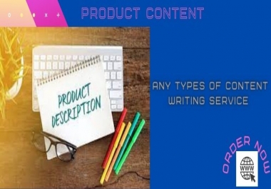 I will do any products content update your websites by writing